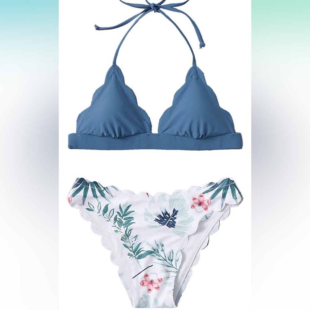 NWT SweatyRocks Petaled Bikini